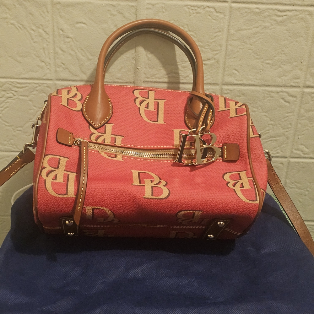 Dooney & Bourke Reddish Orange Meduim Satchel Bag